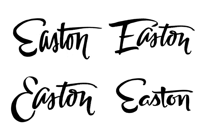 Variations for a real estate branding project